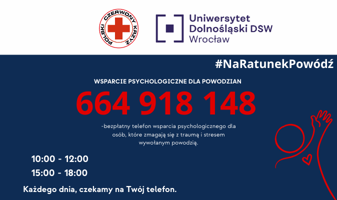 Wsparcie psychologiczne dla powodzian. #NaRatunekPowódź